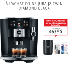 Jura J8 Twin + Ensemble-cadeau Gratuit